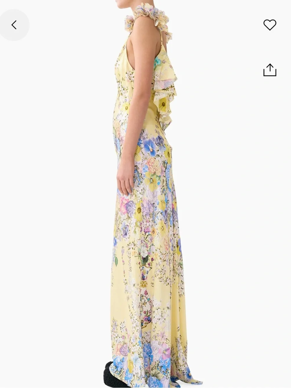 Camilla Floral Silk Slip Maxi